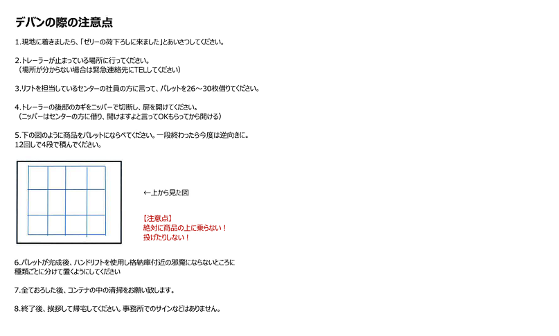 バイト先の写真