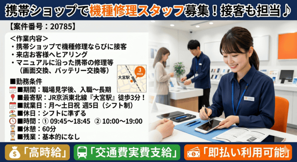 バイト先の写真