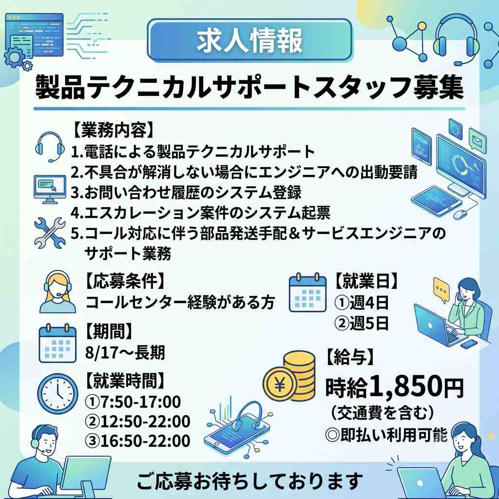 バイト先の写真